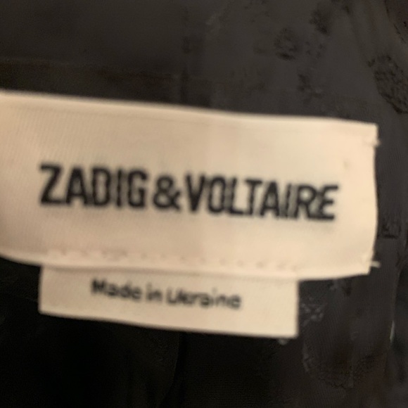 Zadig & Voltaire NWT Embellished Blazer, 34F (XS) - Picture 4 of 7